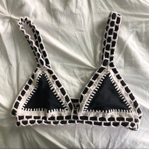 Crochet swim suit top